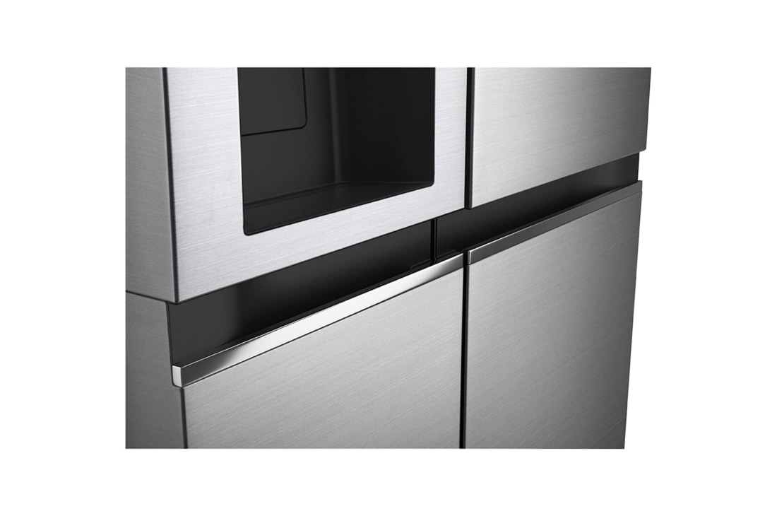 LG Side-by-Side Fridge, Silver, 617 Litre, GR-L267SLRL, GR-L267SLRL, thumbnail 3