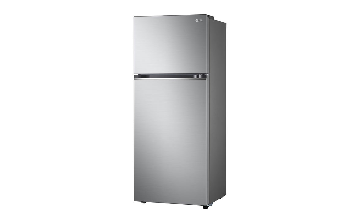 LG Top Mount Fridge, Smart Inverter, 375L, Silver, right perspective view, GN-B482PLGB, thumbnail 13