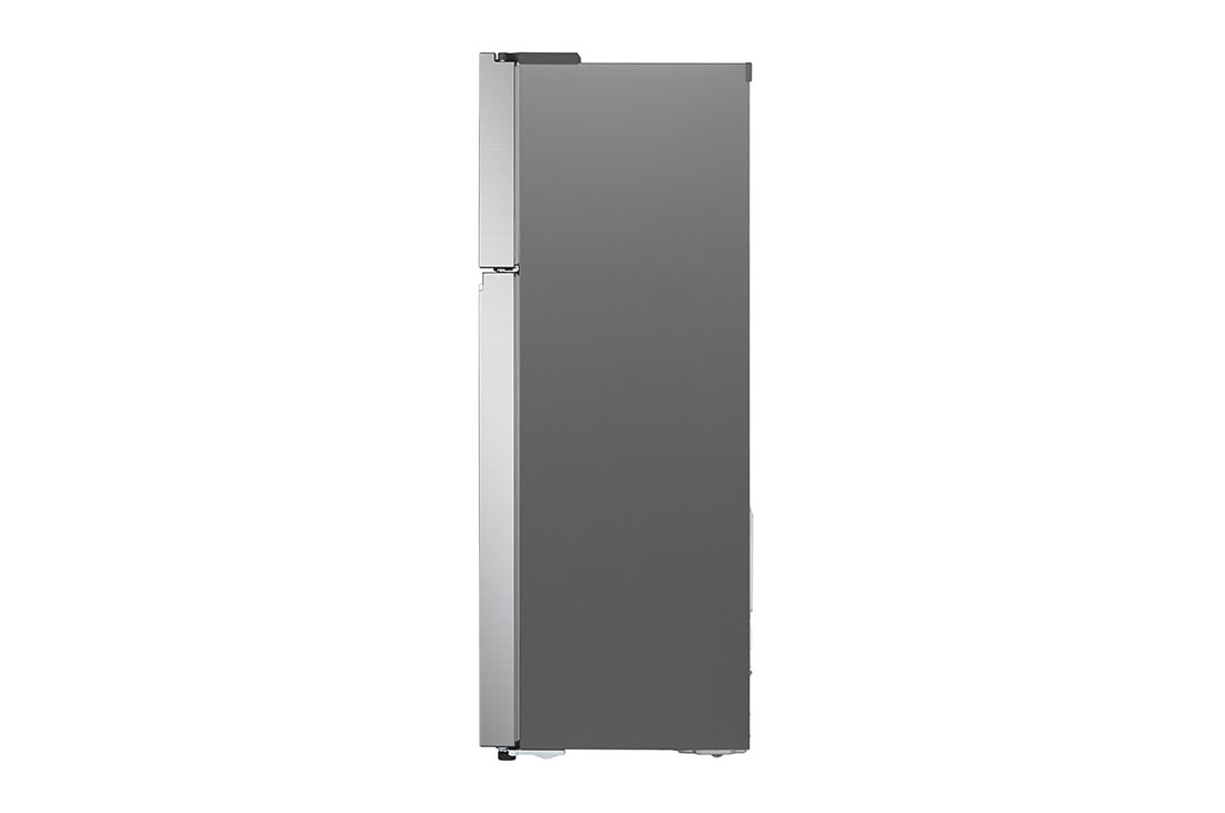 LG Top Mount Fridge, Smart Inverter, 375L, Silver, side view, GN-B482PLGB, thumbnail 14