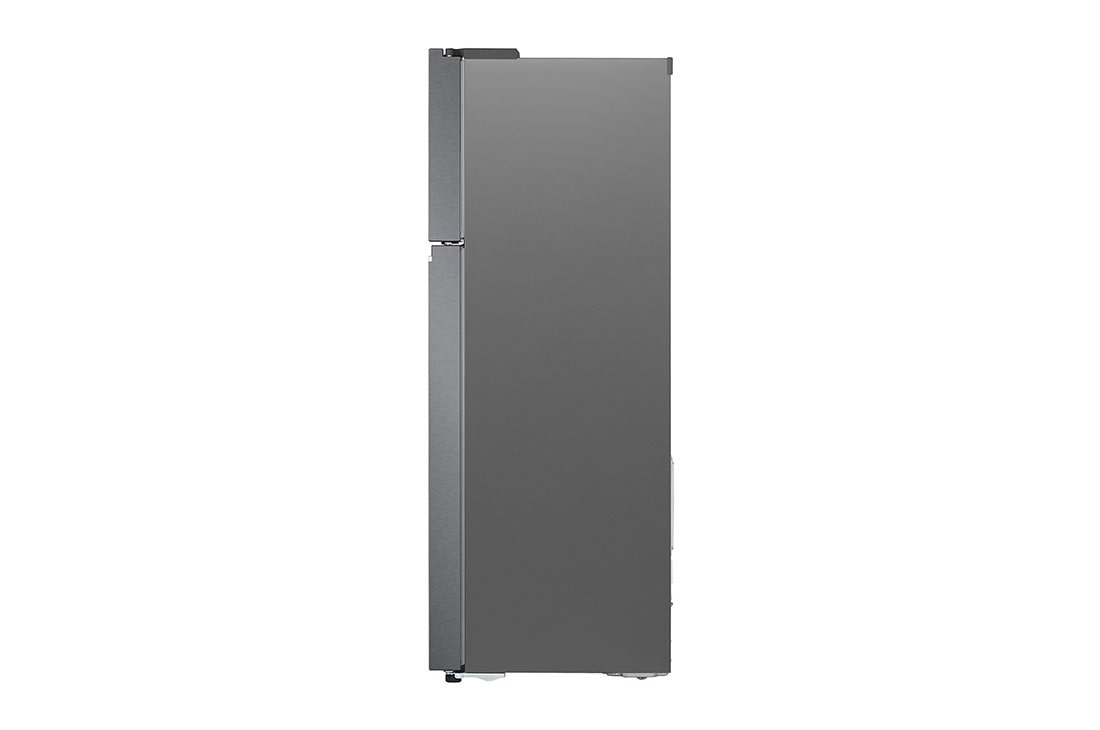LG Top Mount Fridge, 395L, Graphite Steel, side view, GN-B512PQGB, thumbnail 14