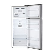 LG Top Mount Fridge, 395L, Graphite Steel, front open view, GN-B512PQGB, thumbnail 12
