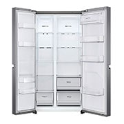 LG Double Door Fridge 643L, Dark Graphite, GR-B267JQYL, GR-B267JQYL, thumbnail 5