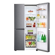 LG Double Door Fridge 643L, Dark Graphite, GR-B267JQYL, GR-B267JQYL, thumbnail 6