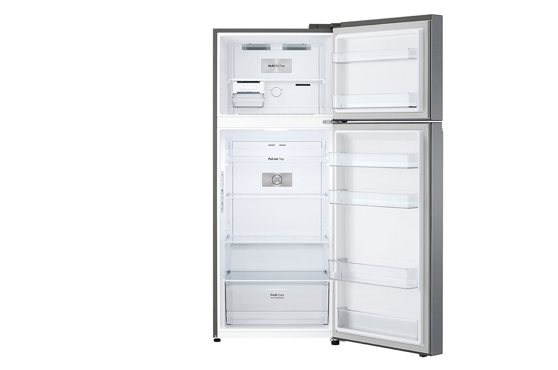 LG Top Freezer, Smart Inverter, 395L, front open view, GN-B502PQGB, thumbnail 12