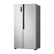 LG New Side by Side Refrigerator, Total No Frost, Multi AirFlow, Touch LED Display, Smart Inverter Compressor Tempered Glass, Right Side, GRFB587PQAM, thumbnail 13
