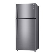 LG Top Mount Fridge, 509 Litre, Silver color, left view, GN-C782HLCL, thumbnail 12