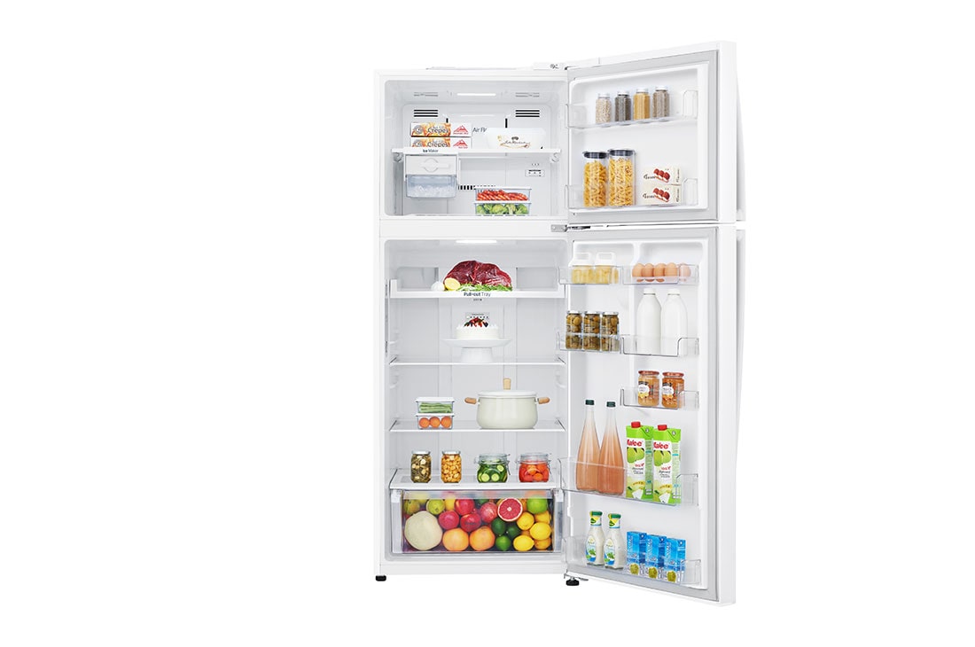 LG Top Fridge, Smart Inverter, 438L, Front (All Open)_Food Cut_inverter, GR-C629HQCL, thumbnail 2