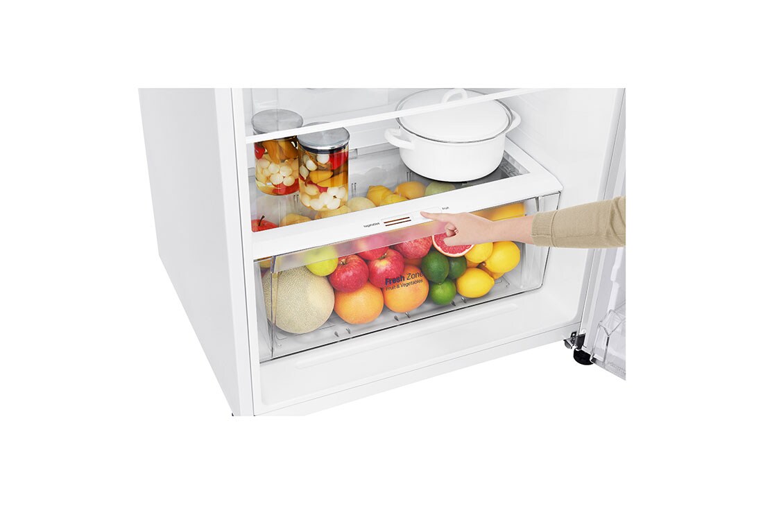 LG Top Fridge, Smart Inverter, 438L, Humidity Controller_Detail & Using Cut_inverter, GR-C629HQCL, thumbnail 6