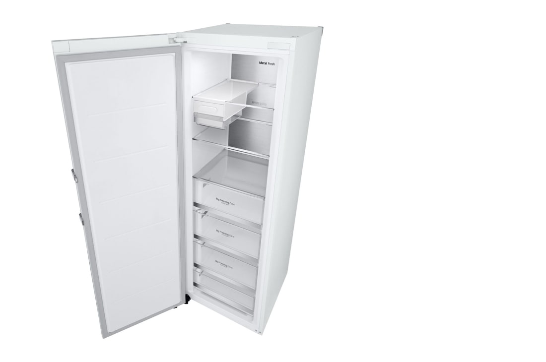 LG  Single Door Freezer, 234L, White, Top Right Open Food, GR-B414EQFM, thumbnail 6