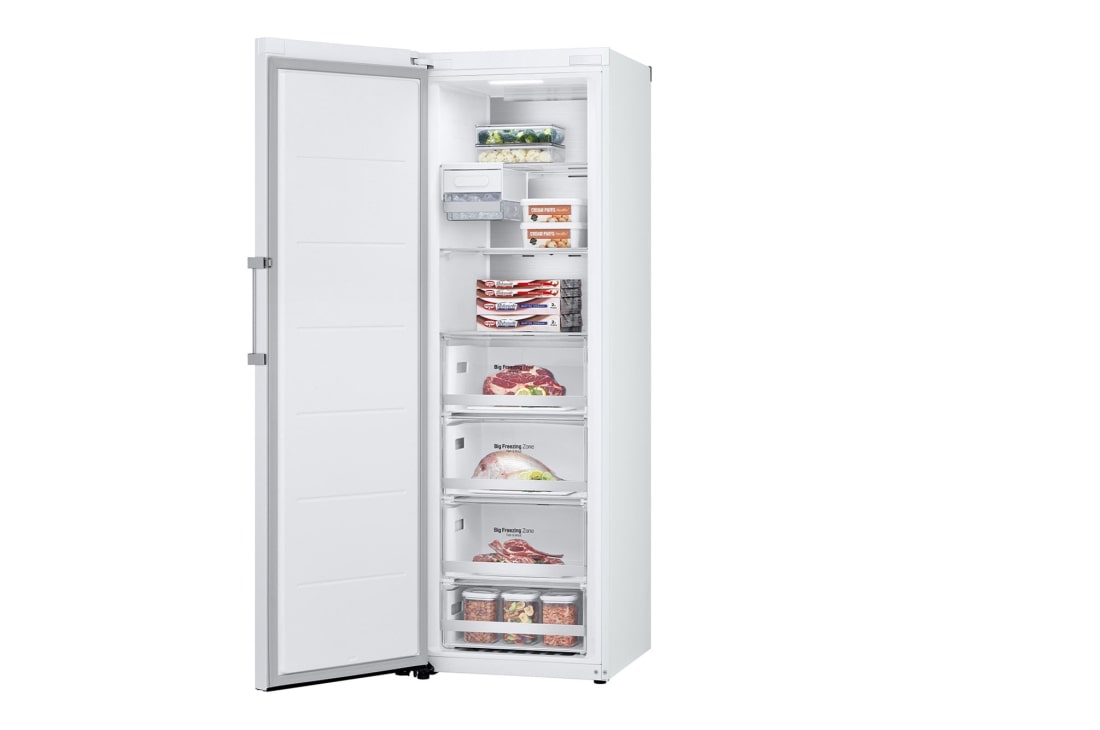 LG  Single Door Freezer, 234L, White, Right Side Open Food, GR-B414EQFM, thumbnail 11