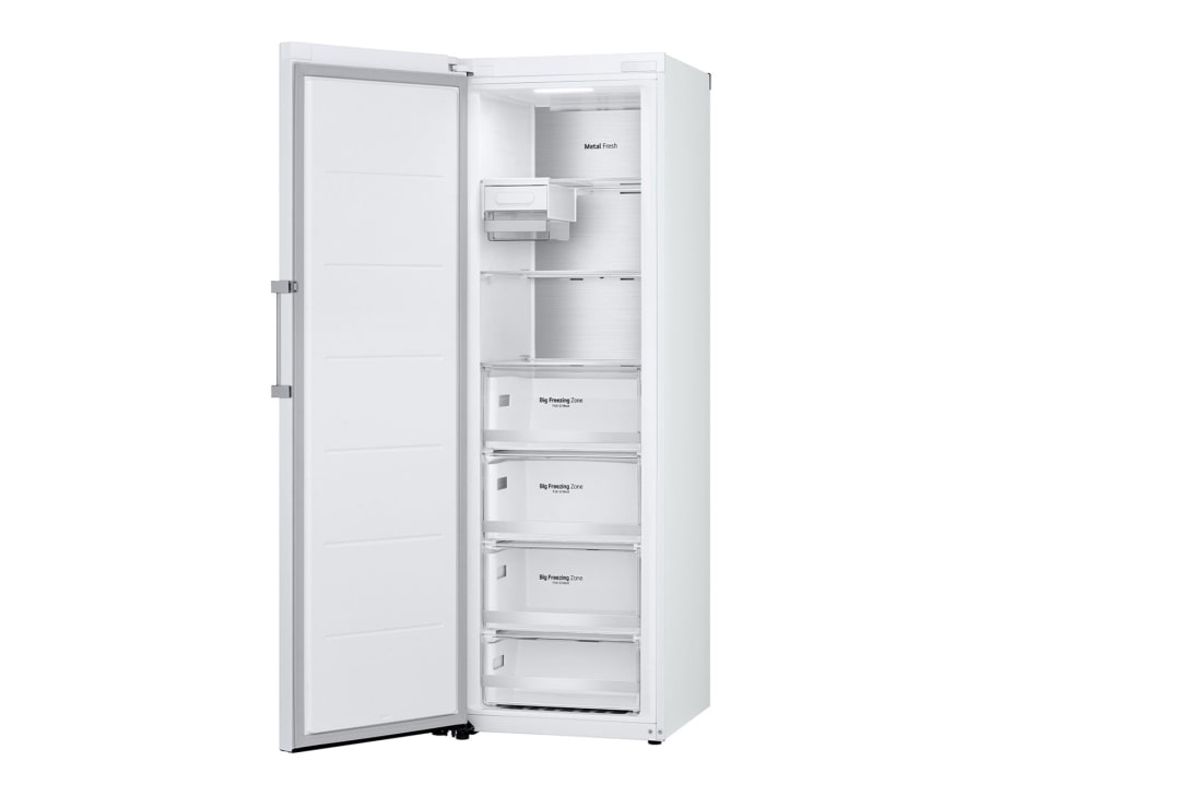 LG  Single Door Freezer, 234L, White, Right Side Open, GR-B414EQFM, thumbnail 12