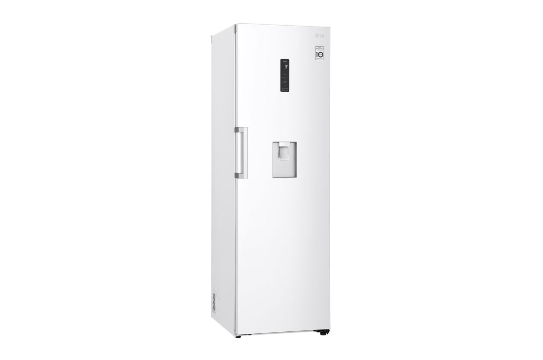 LG  LG Single Door Fridge, 384L, White, Left Side, GR-F411EQDM, thumbnail 4