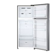LG  LG Top Fridge, 375L, Silver, Front open view, GN-B472PQMB, thumbnail 3