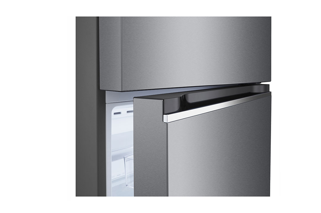 LG  LG Top Mount Fridge, 375L, Silver, Detailed View of the handle bar, GN-B482PQMB, thumbnail 8