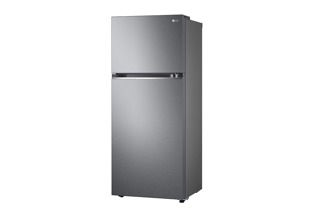 LG  LG Top Mount Fridge, 375L, Silver, right perspective view, GN-B482PQMB, thumbnail 13