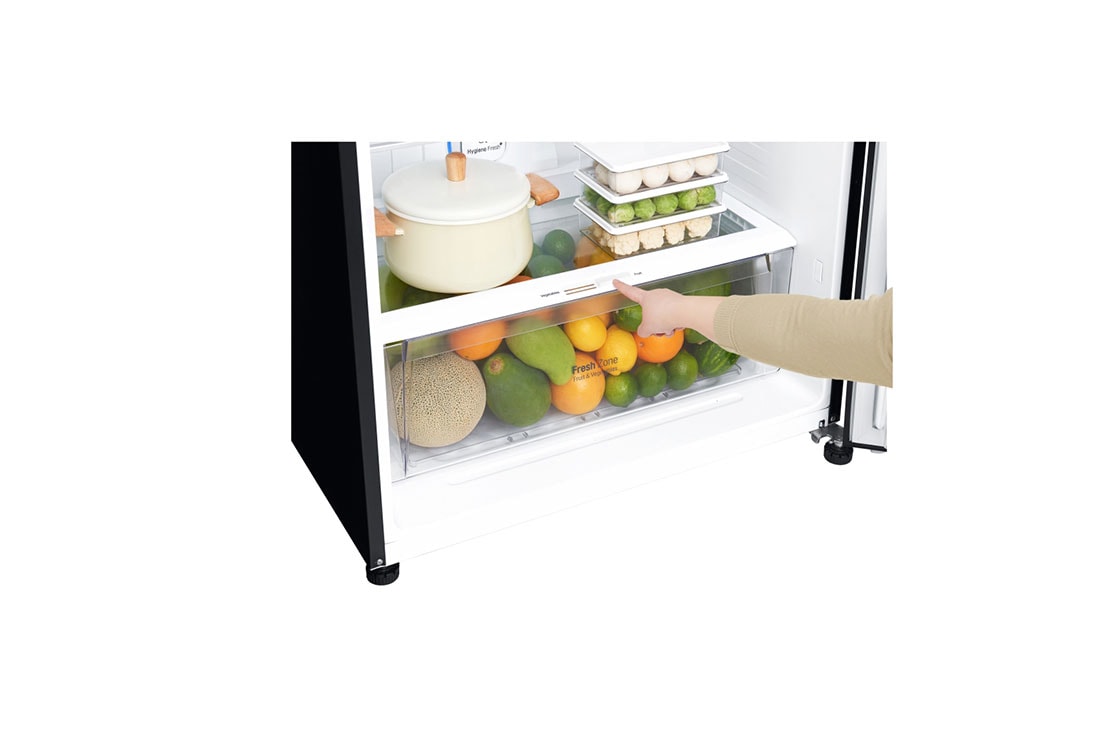 LG Top Freezer Refrigerator, GN-C782SGGL, bottom with food draw Detail view, GN-C782SGGL, thumbnail 9