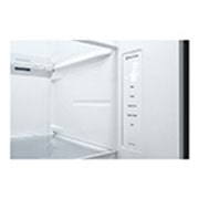 LG Double Door Refrigerator, 647L, Platinum Silver, LED panel, GR-B267SLWL, thumbnail 5