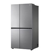 LG Double Door Refrigerator, 647L, Platinum Silver, right side view, GR-B267SLWL, thumbnail 10