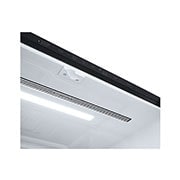 LG Black Glass InstaView, French Door Fridge, Essence Black Steel, Display View, GR-X34FFCAB, thumbnail 6
