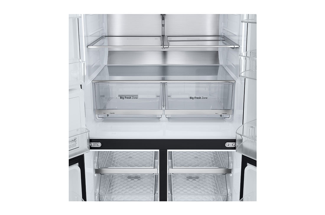 LG Black Glass InstaView Door-in-Door™, Essence Black Steel, Uvnano, GR-X39FFCRB, thumbnail 5