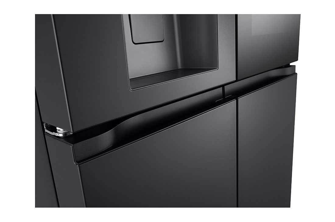 LG Black Glass InstaView Door-in-Door™, Essence Black Steel, Handle, GR-X39FFCRB, thumbnail 8