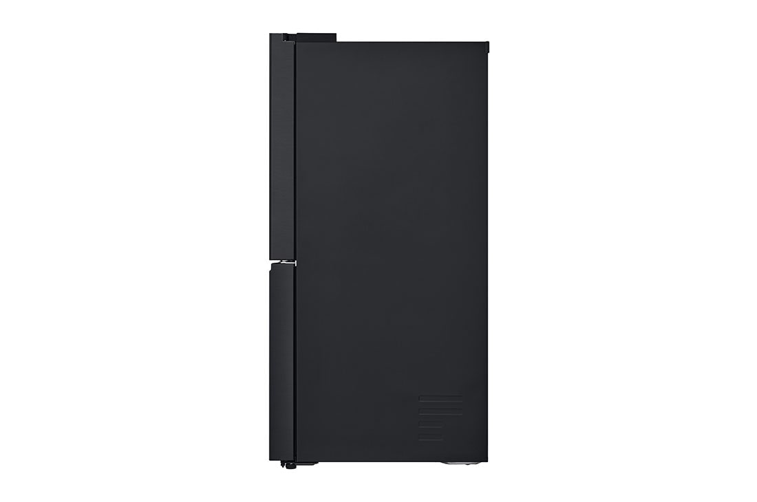 LG Black Glass InstaView Door-in-Door™, Essence Black Steel, side view, GR-X39FFCRB, thumbnail 15