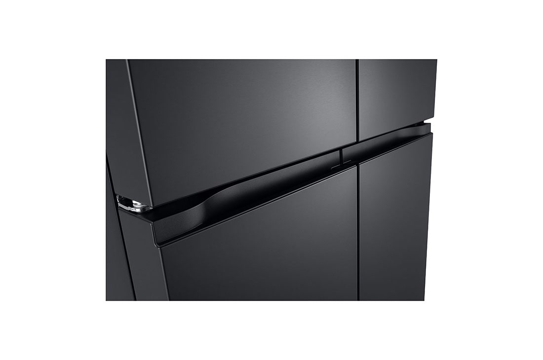 LG 665L LG French Door Refrigerator, Essence Black Steel, Inverter Linear™ Compressor, LG ThinQ™, LED view, GR-B34FFCDB, thumbnail 5