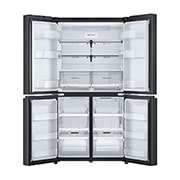 LG 665L LG French Door Refrigerator, Essence Black Steel, Inverter Linear™ Compressor, LG ThinQ™, Handel view, GR-B34FFCDB, thumbnail 4