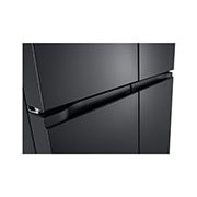 LG 665L LG French Door Refrigerator, Essence Black Steel, Inverter Linear™ Compressor, LG ThinQ™, LED view, GR-B34FFCDB, thumbnail 5