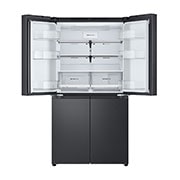 LG 665L LG French Door Refrigerator, Essence Black Steel, Inverter Linear™ Compressor, LG ThinQ™, Front Bottom Open with food, GR-B34FFCDB, thumbnail 9