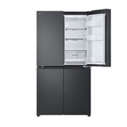 LG 665L LG French Door Refrigerator, Essence Black Steel, Inverter Linear™ Compressor, LG ThinQ™, Left Side view, GR-B34FFCDB, thumbnail 13