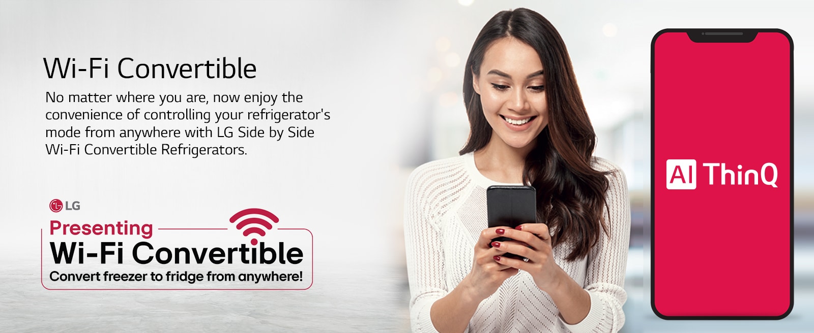 LG GL-B257DBM3 WiFi Convertible