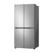 LG French Door Fridge, Prime Silver, right view, GR-B29FFLZB, thumbnail 13