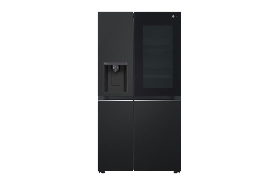 LG Instaview™, Door-in-Door™ Refrigerator, front, GR-G267CQEW, thumbnail 2