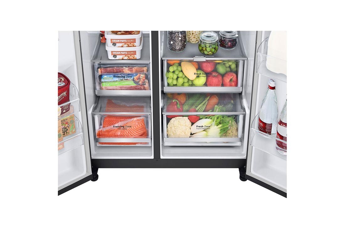 LG Instaview™, Door-in-Door™ Refrigerator, display, GR-G267CQEW, thumbnail 9