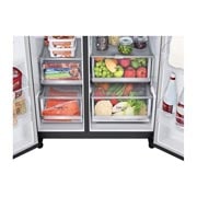LG Instaview™, Door-in-Door™ Refrigerator, display, GR-G267CQEW, thumbnail 9