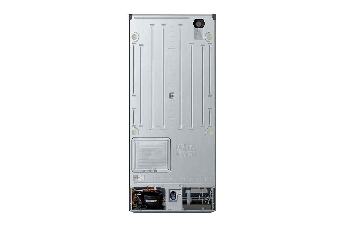 LG New Smart Inverter™ , 496L, Top Freezer Fridge, back view, GN-R702SFAH, thumbnail 15
