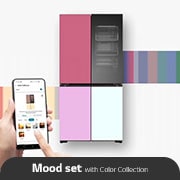 LG French Door Fridge MoodUP®, LED Doors, InstaView™, Smart control with LG ThinQ®, Color_Collection, GR-A34FDMKJ, thumbnail 10