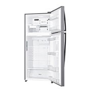 LG Top Mount Fridge, LINEARCooling™, DoorCooling⁺™, Smart Inverter Compressor, Silver, front open view, LTC752HFCM, thumbnail 10