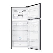 LG Top Freezer Refrigerator with LinearCooling™, DoorCooling+™, Hygiene Fresh+™, Front open View, LTC752SGGM, thumbnail 2