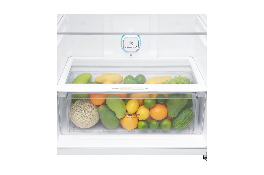 LG Top Freezer Refrigerator with LinearCooling™, DoorCooling+™, Hygiene Fresh+™, vegetable box view, LTC752SGGM, thumbnail 10