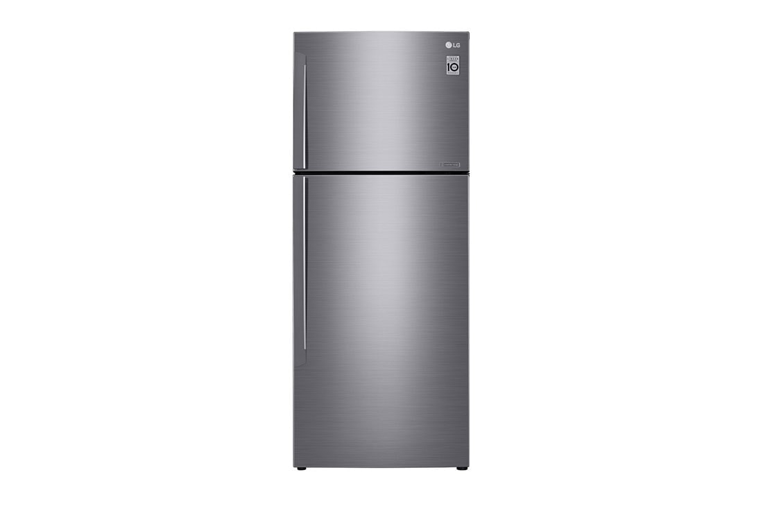 LG Top Mount Refrigerator with Smart Inverter Compressor and LINEAR Cooling™, Front view, GR-C639HLCL