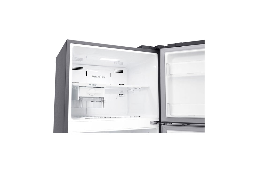 LG Top Mount Refrigerator with Smart Inverter Compressor and LINEAR Cooling™, Front all door open without food view, GR-C639HLCL, thumbnail 3