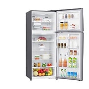 LG Top Mount Refrigerator with Smart Inverter Compressor and LINEAR Cooling™, LeftSideOpen without Food, GR-C639HLCL, thumbnail 8