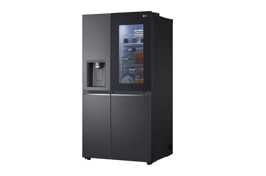 LG LinearCooling Side by Side Refrigerator with Smart Inverter™ , side view, GR-X267CQEW, thumbnail 13