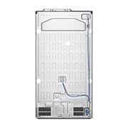 LG LinearCooling Side by Side Refrigerator with Smart Inverter™ , Back view, GR-X267CQEW, thumbnail 15