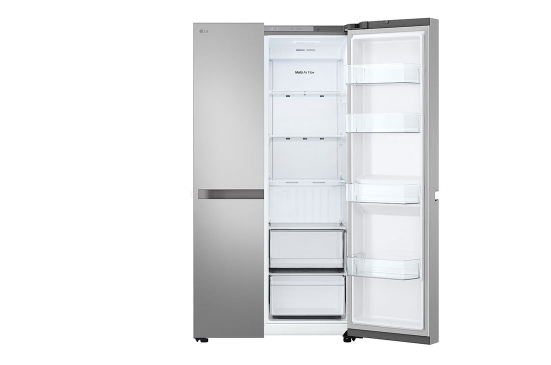 LG LinearCooling Side by Side Refrigerator with Smart Inverter™, Smart Organisation, GR-B257KLJW, thumbnail 5