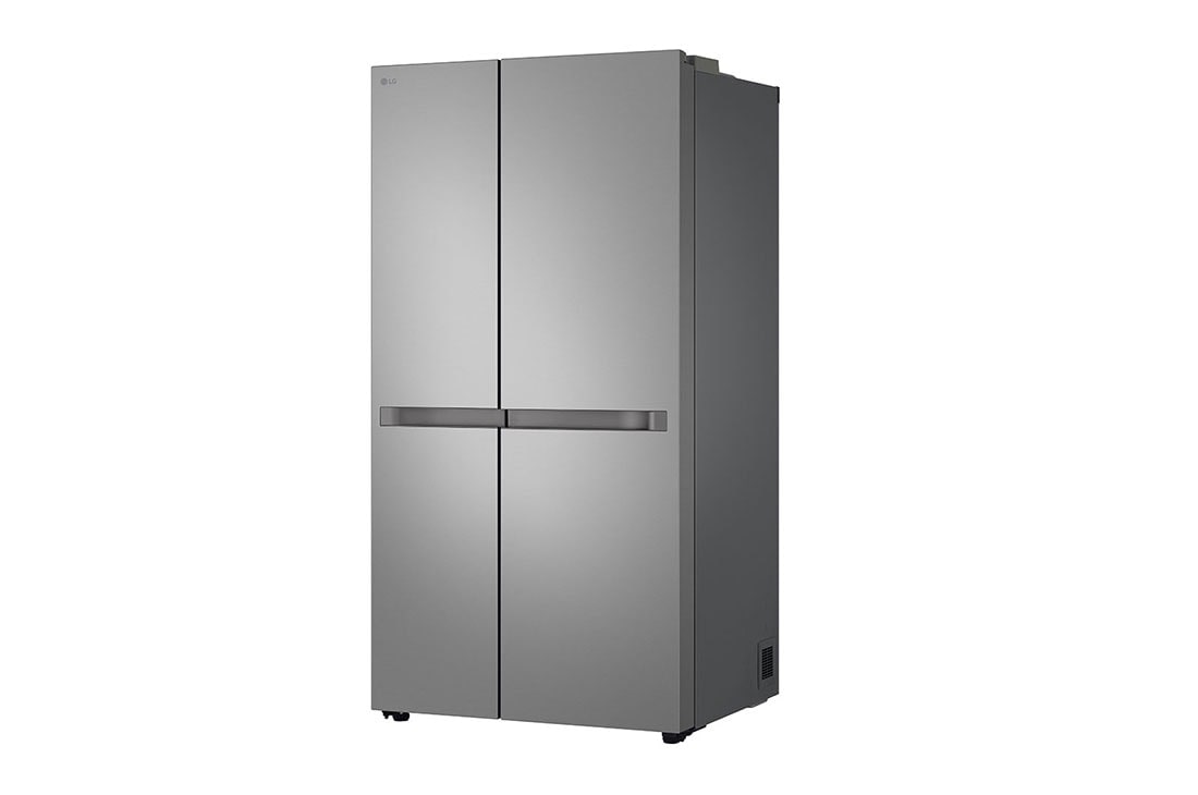 LG LinearCooling Side by Side Refrigerator with Smart Inverter™, Left Perspective, GR-B257KLJW, thumbnail 10