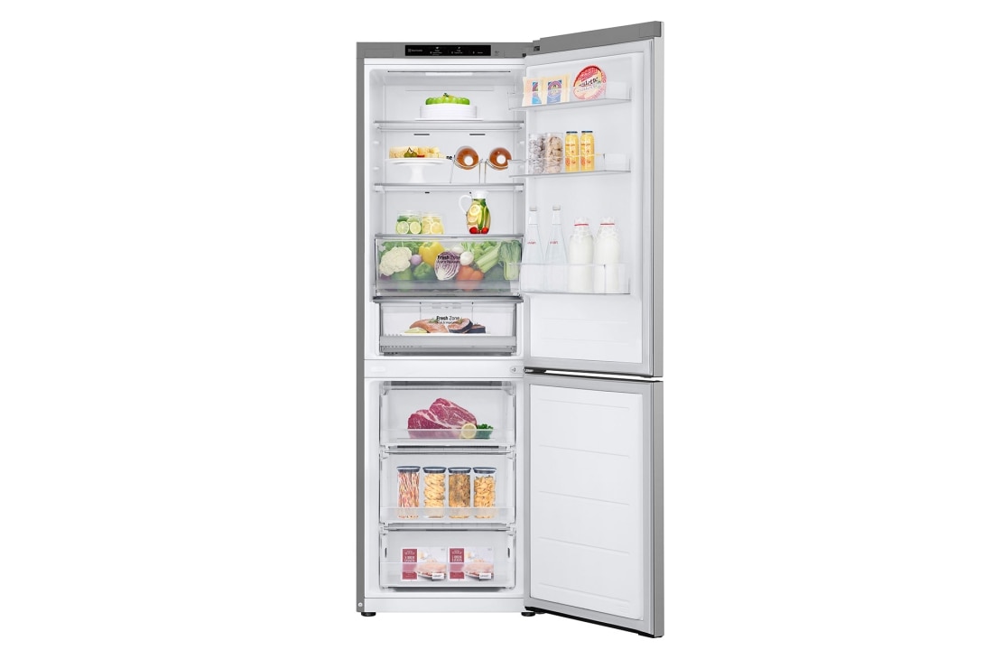 LG Bottom Freezer Refrigerator, 344L, Long-Lasting Freshness with NatureFRESH™ , GR-B479FMNW, thumbnail 3