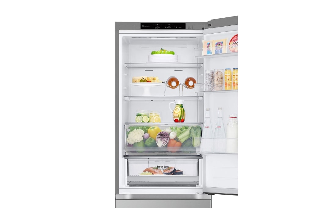 LG Bottom Freezer Refrigerator, 344L, Long-Lasting Freshness with NatureFRESH™ , GR-B479FMNW, thumbnail 12